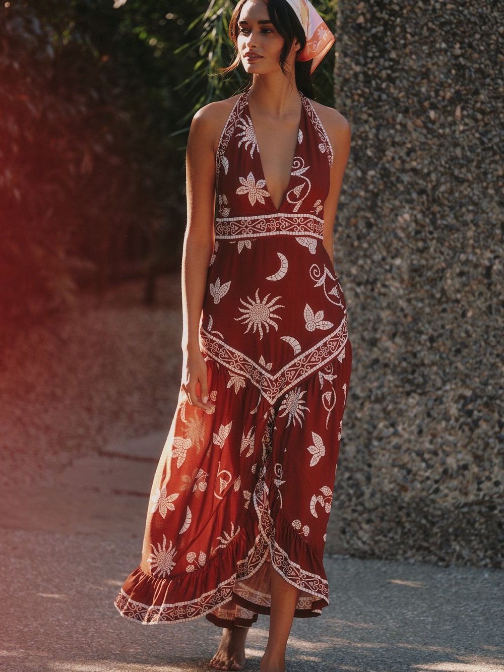 Anthropologie Celenadine scarf dress nwt $138 xs